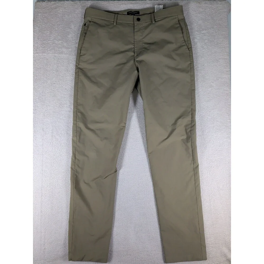 Banana Republic Slim City Pant 34x34 Commuter Stretch Cliff Rock slim fit